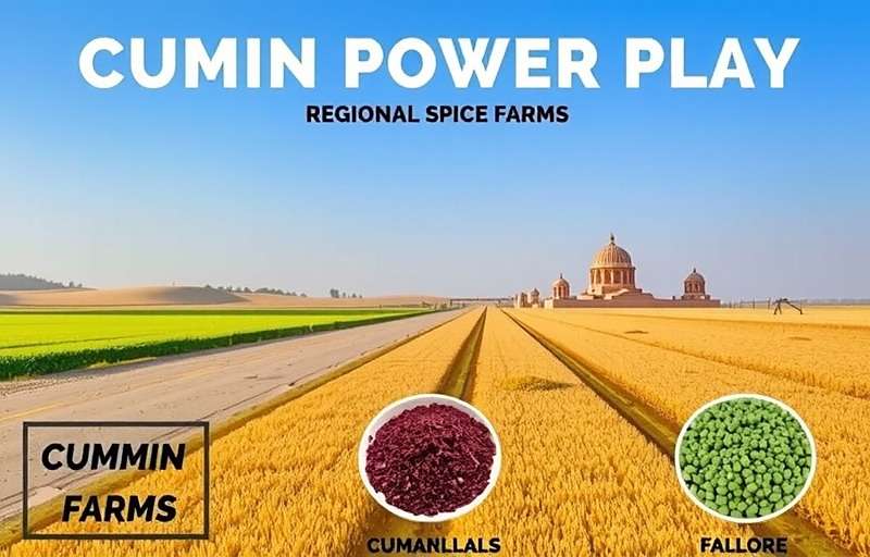 Cumin Power Play Regional Farms Cumin Power Play showing regional spice farms from different parts of India